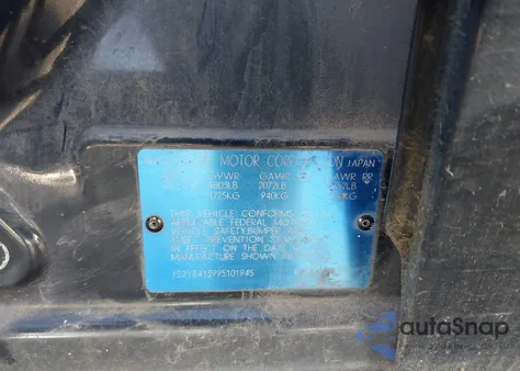 2009 Suzuki Sx4 Technology из США, поврежденный, VIN JS2YB413995101945